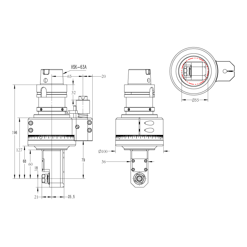 DK90-HSK63A-ER11M-60