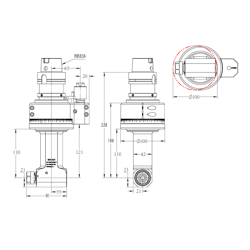 DK90-HSK63A-ER16-110