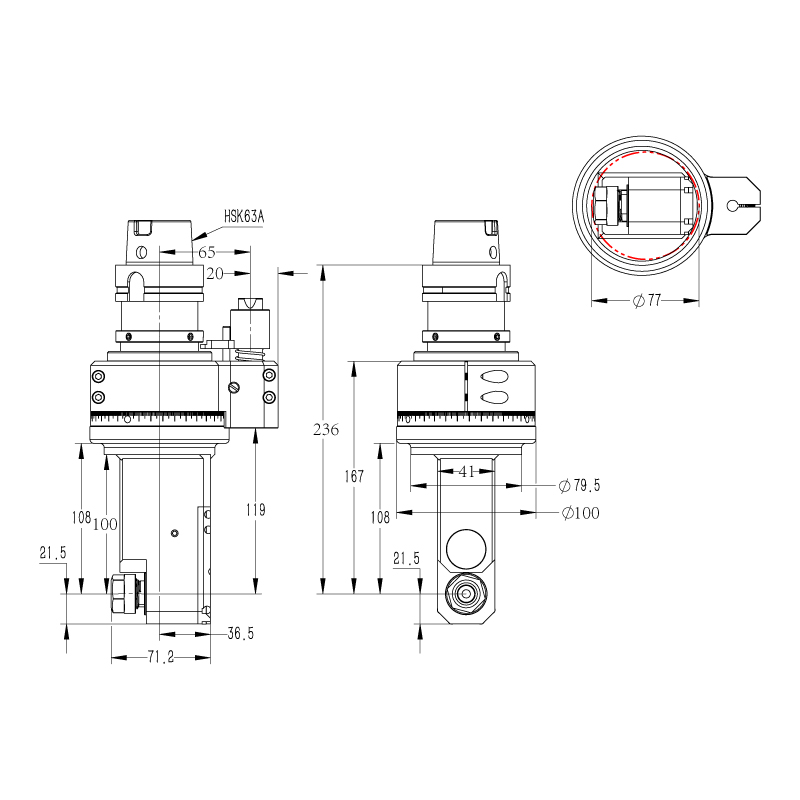 DK90-HSK63A-ER16M-100