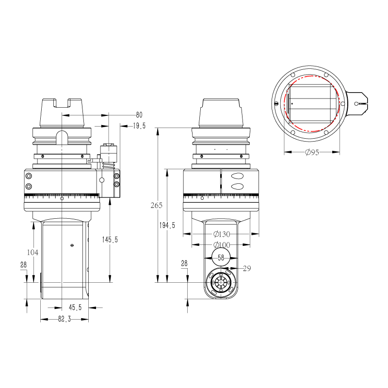 Angle Head,Angle Head in china,Gantry Angle Head,Five-axis Machine Tool ...