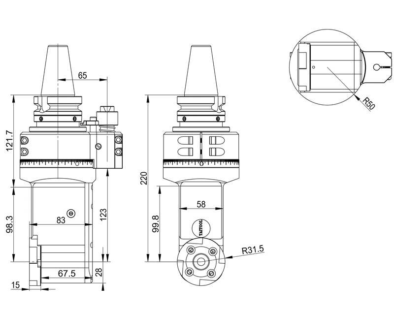 BT40-FMB22M-F63