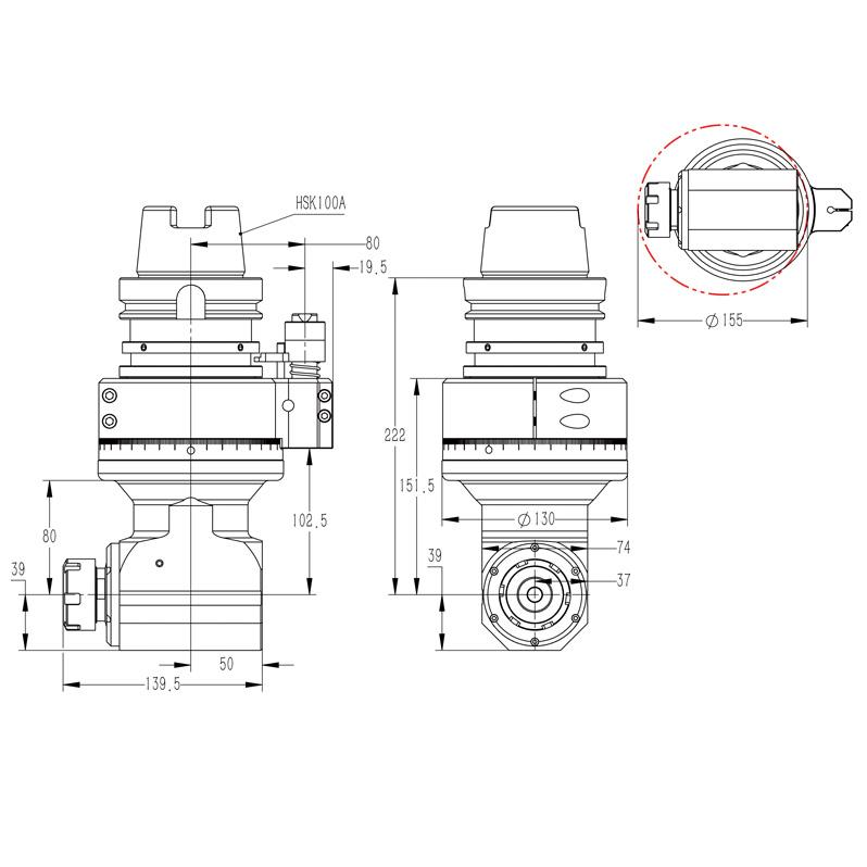 HSK100A-ER32-80