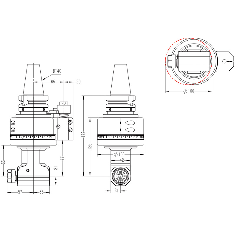 DK90-BT40-ER25/ER25-66