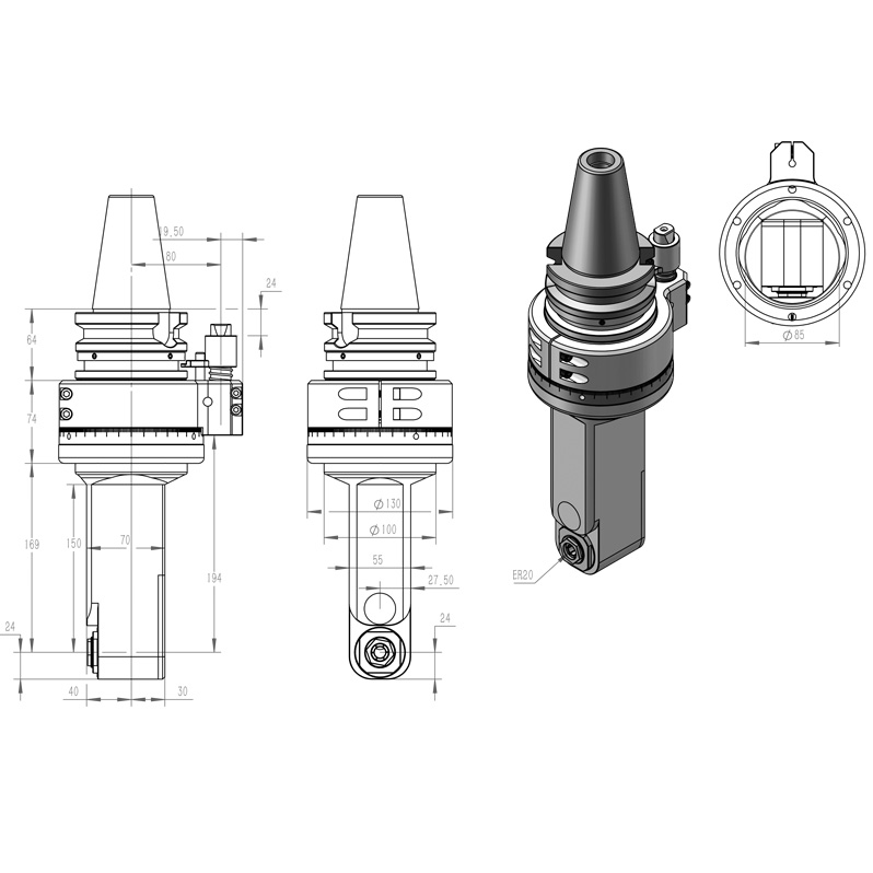 DK90-BT50-ER20M-150